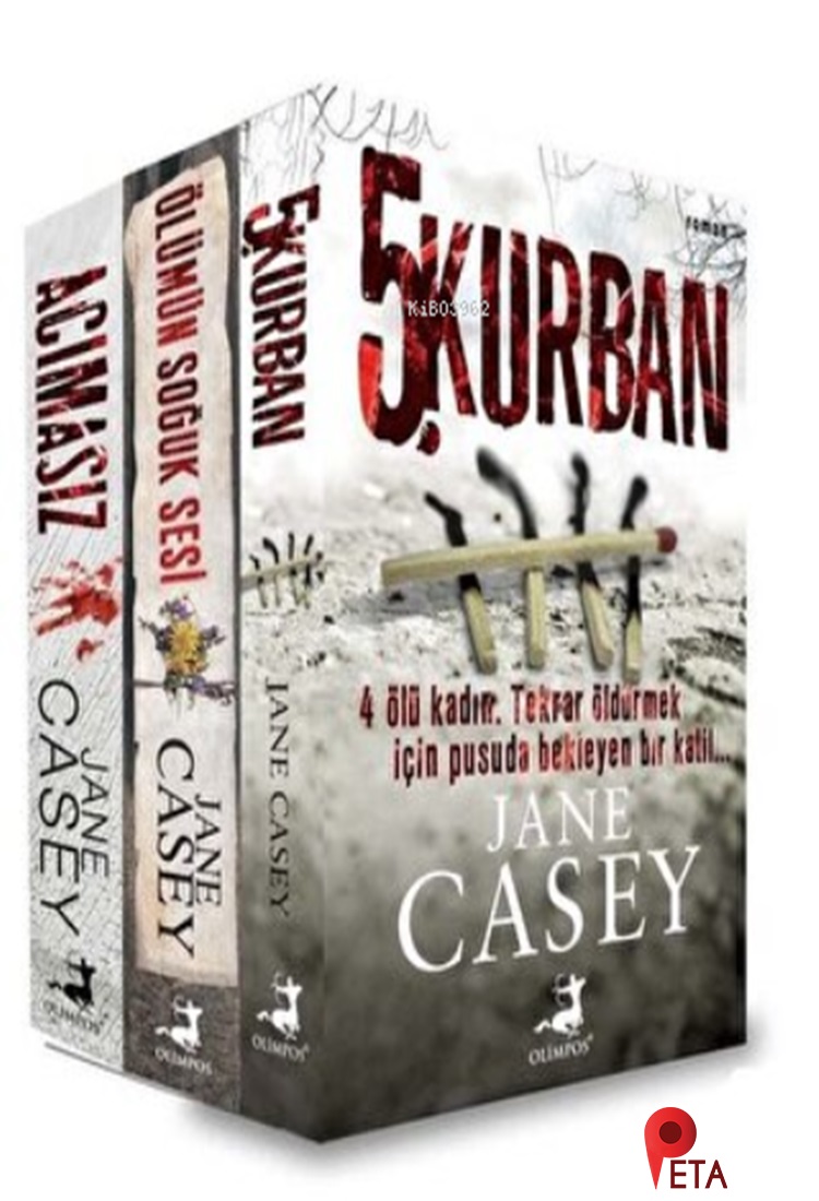 Jane Casey Polisiye ve Gerilim Seti 3 (3 Kitap Takım)