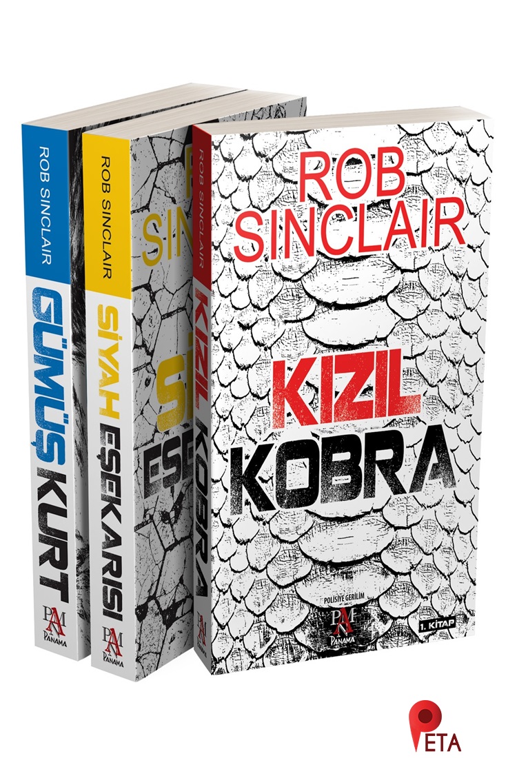 Rob Sinclair Serisi (3 Kitap Takım) Kızıl Kobra - Siyah Eşekarısı - Gümüş Kurt